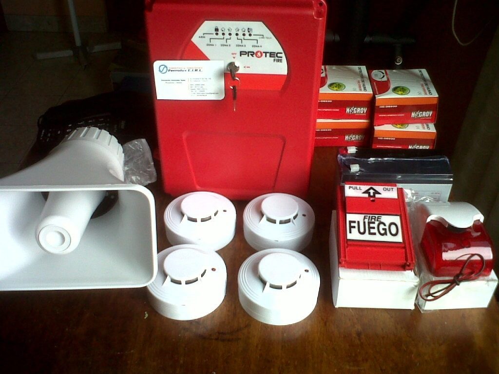 Kit de alarma contra incendio con en Perú autorizado por indeci