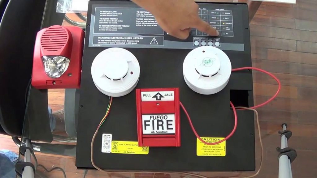 sistema de alarma contra incendio