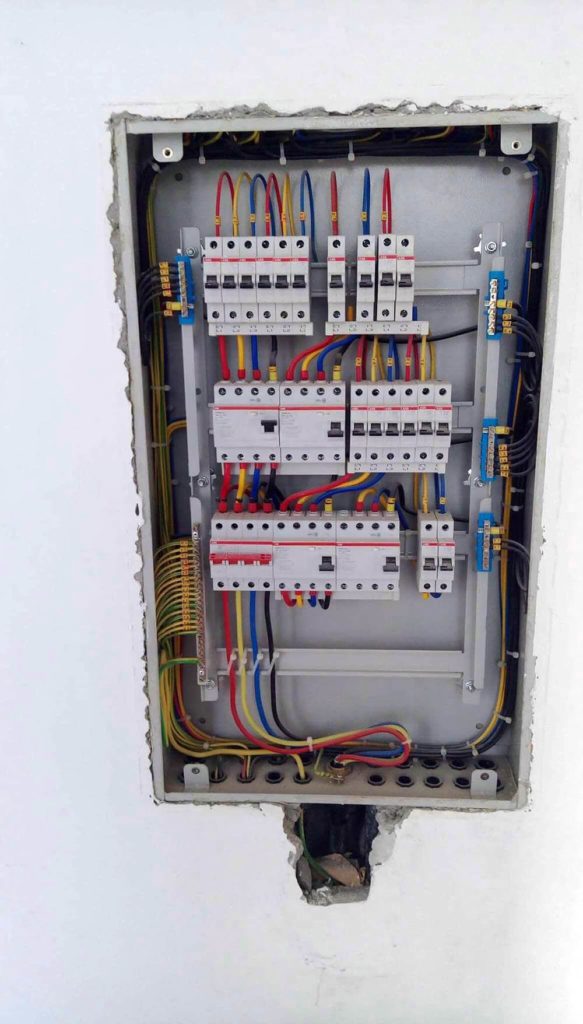 trabajo terminado de tablero electrico